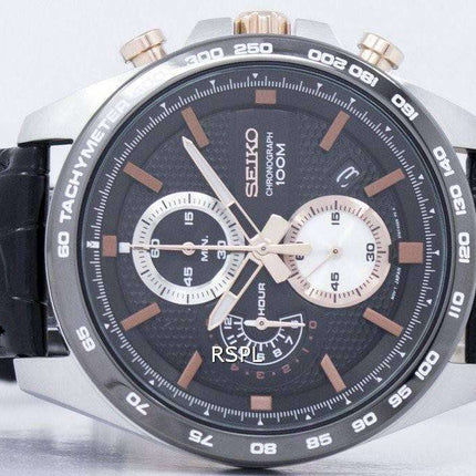 Seiko Chronograph Quartz Tachymeter SSB265 SSB265P1 SSB265P Men's Watch