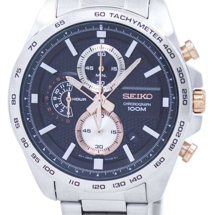 Seiko Sports Chronograph Tachymeter Quartz SSB281 SSB281P1 SSB281P Men's Watch