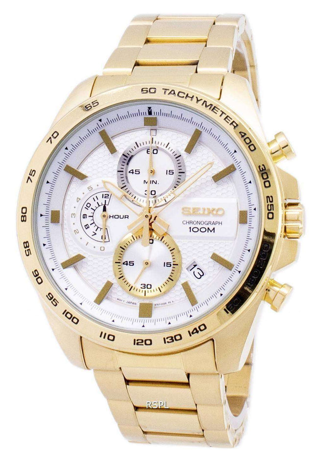 Seiko Chronograph Tachymeter Quartz SSB286 SSB286P1 SSB286P Men's Watch