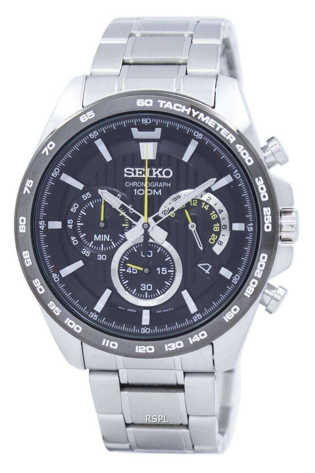 Seiko Chronograph Tachymeter Quartz SSB303 SSB303P1 SSB303P Men's Watch