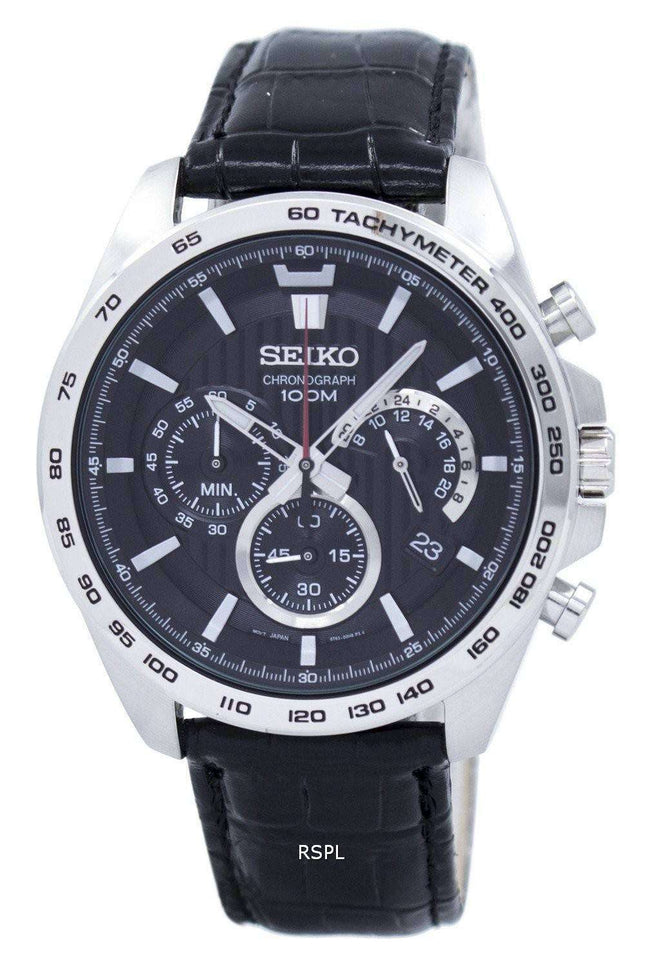 Seiko Chronograph Quartz Tachymeter SSB305 SSB305P1 SSB305P Men's Watch