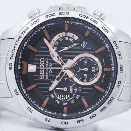 Seiko Chronograph Quartz Tachymeter SSB307 SSB307P1 SSB307P Men's Watch