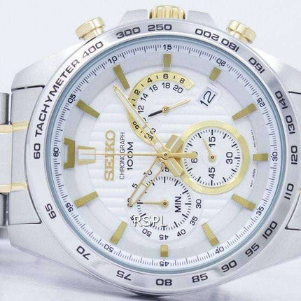 Seiko Chronograph Quartz Tachymeter SSB309 SSB309P1 SSB309P Men's Watch
