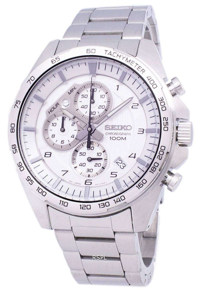 Seiko Chronograph Tachymeter Quartz SSB317 SSB317P1 SSB317P Men's Watch