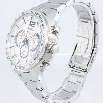 Seiko Chronograph SSB343P SSB343P1 SSB343 Tachymeter Analog Quartz Men's Watch