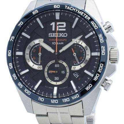 Seiko Chronograph SSB345 SSB345P1 SSB345P Tachymeter Quartz Men's Watch