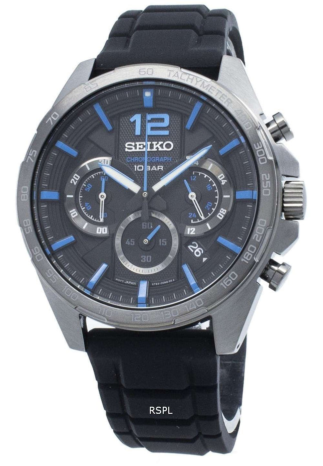 Seiko Chronograph SSB353 SSB353P1 SSB353P Tachymeter Quartz Men's Watch