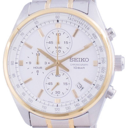 Seiko Chronograph Quartz SSB380 SSB380P1 SSB380P 100M Mens Watch
