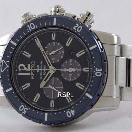 Seiko Solar Chronograph SSC247P1 SSC247P SSC247 Mens Watch