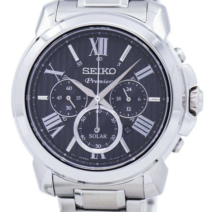 Seiko Premier Chronograph Solar SSC597 SSC597P1 SSC597P Men's Watch