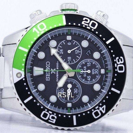 Seiko Prospex Diver's Solar Chronograph 200M SSC615 SSC615P1 SSC615P Men's Watch