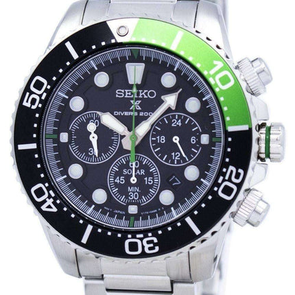Refurbished Seiko Prospex Diver's Solar Chronograph 200M SSC615 SSC615P1 SSC615P Men's Watch
