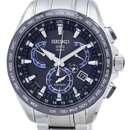 Seiko Astron GPS Solar Perpetual Calendar Power Reserve SSE101 SSE101J1 SSE101J Men's Watch