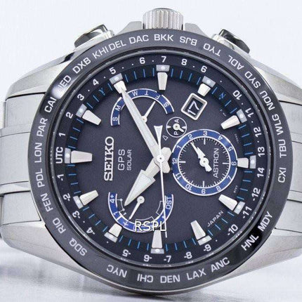 Seiko Astron GPS Solar Perpetual Calendar Power Reserve SSE101 SSE101J1 SSE101J Men's Watch