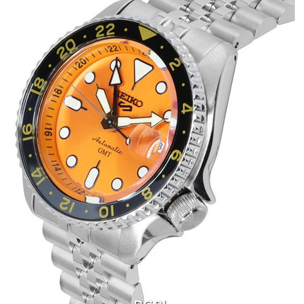 Seiko 5 Sports Mikan Orange GMT SKX Re-Interpretation Automatic SSK005 SSK005K1 SSK005K 100M Men's Watch