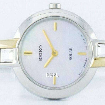 Seiko Solar Swarovski Crystals SUP192 SUP192P1 SUP192P Women's Watch
