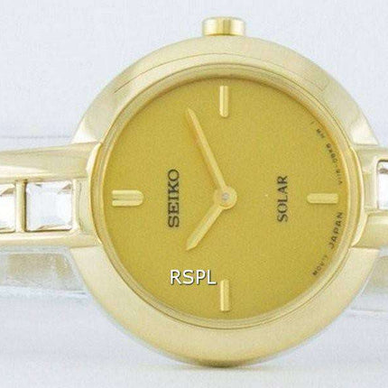 Seiko Solar Swarovski Crystals SUP194 SUP194P1 SUP194P Women's Watch