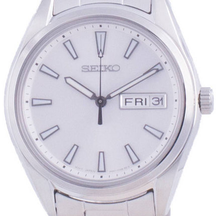 Seiko Silver Dial Quartz SUR345 SUR345P1 SUR345P 100M Mens Watch