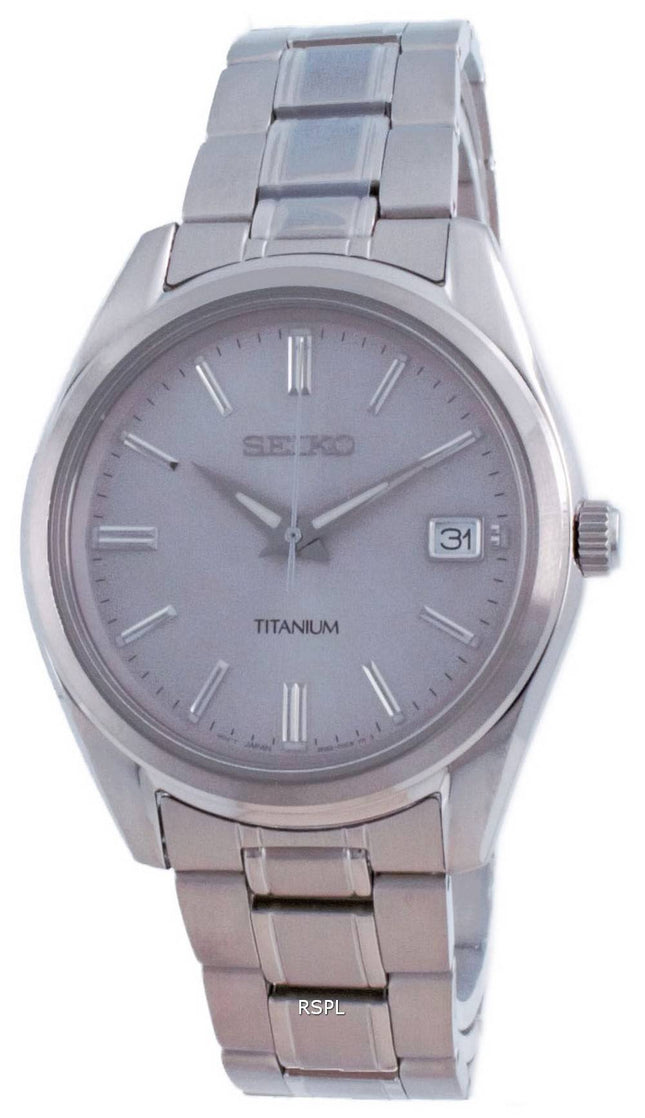 Seiko Discover More Titanium Quartz SUR369 SUR369P1 SUR369P 100M Men's Watch