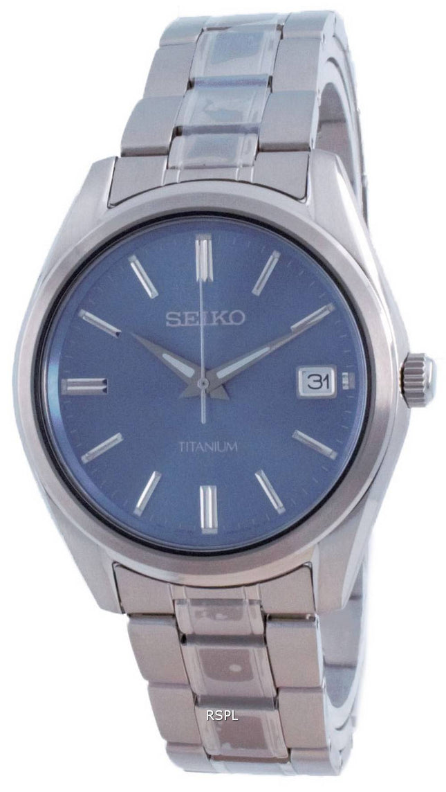 Seiko Discover More Titanium Quartz SUR371 SUR371P1 SUR371P 100M Men's Watch