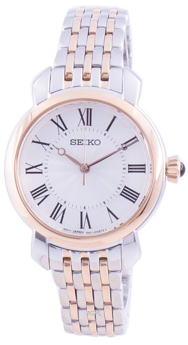 Seiko Discover More White Dial Quartz SUR628 SUR628P1 SUR628P Women's Watch