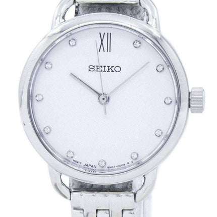 Seiko Analog Quartz Diamond Accent SUR697 SUR697P1 SUR697P Women's Watch