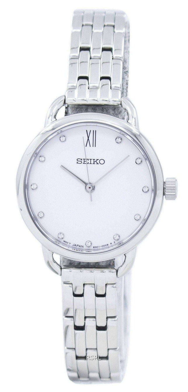 Seiko Analog Quartz Diamond Accent SUR697 SUR697P1 SUR697P Women's Watch