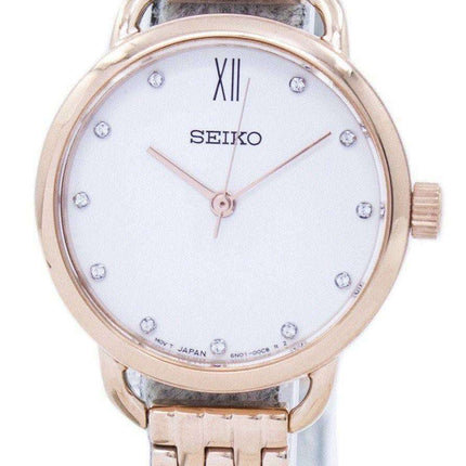 Seiko Analog Quartz Diamond Accent SUR698 SUR698P1 SUR698P Women's Watch
