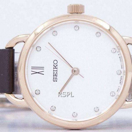 Seiko Analog Quartz Diamond Accent SUR698P2 Women's Watch