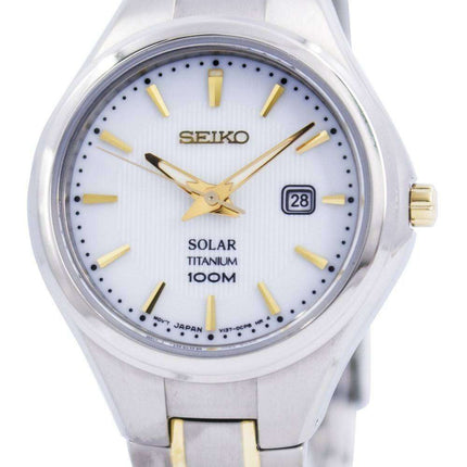 Seiko Solar Titanium 100M SUT203 SUT203P1 SUT203P Womens Watch