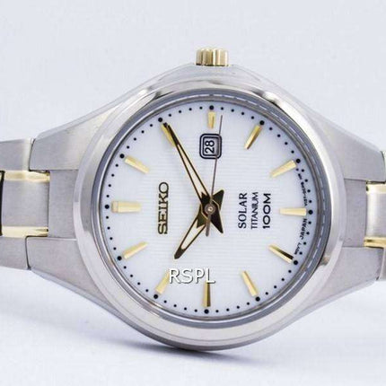 Seiko Solar Titanium 100M SUT203 SUT203P1 SUT203P Womens Watch