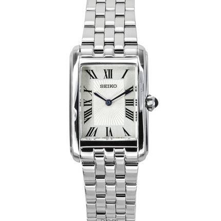 Seiko classic Stainless Steel White Dial Quartz SWR083P1 Women's Watch