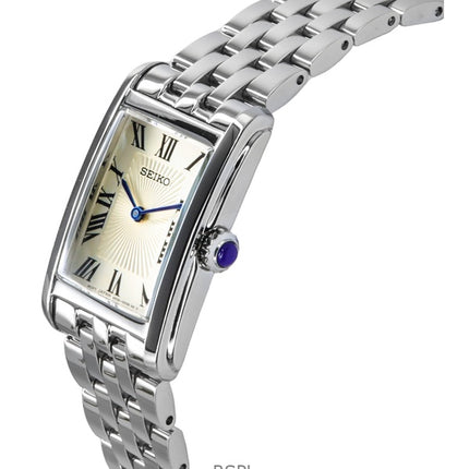 Seiko classic Stainless Steel White Dial Quartz SWR083P1 Women's Watch