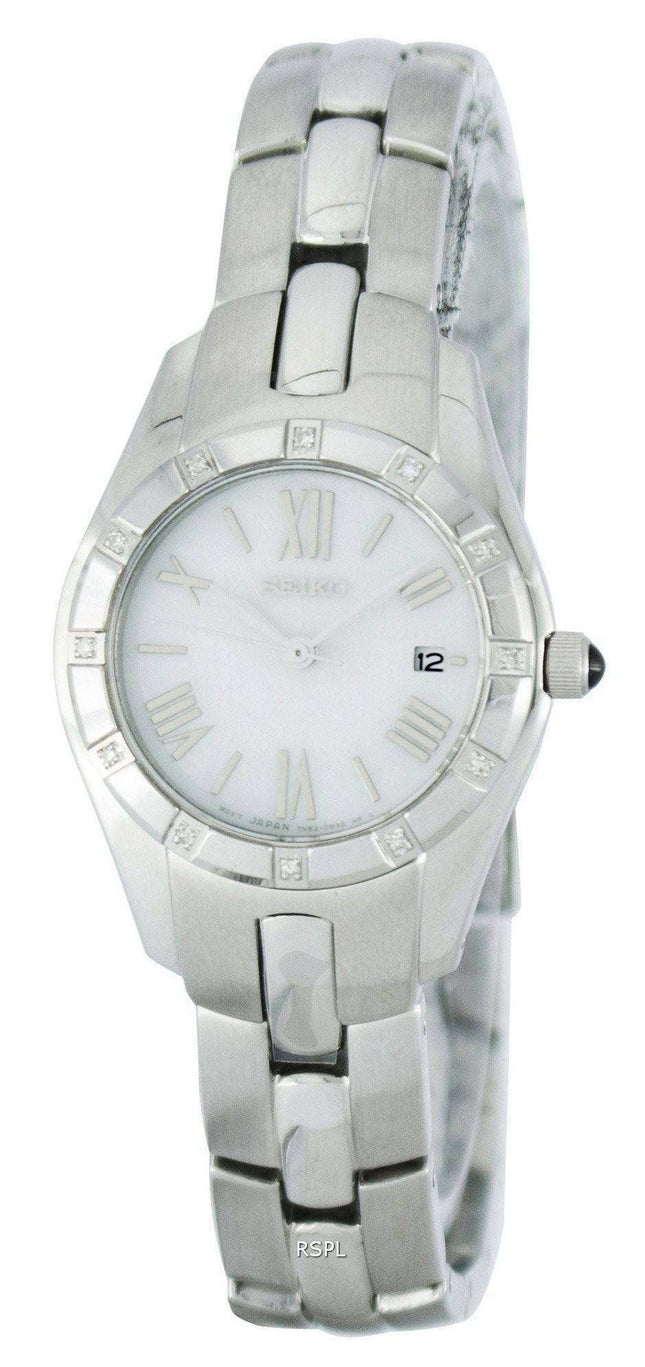 Seiko Quartz Diamond Accent SXDB53 SXDB53P1 SXDB53P Women's Watch