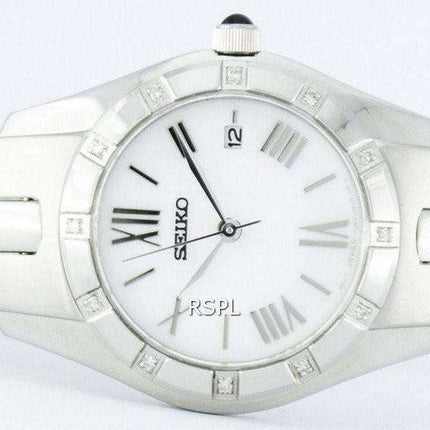 Seiko Quartz Diamond Accent SXDB53 SXDB53P1 SXDB53P Women's Watch