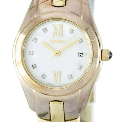 Seiko Quartz Diamond Accent SXDB58 SXDB58P1 SXDB58P Women's Watch
