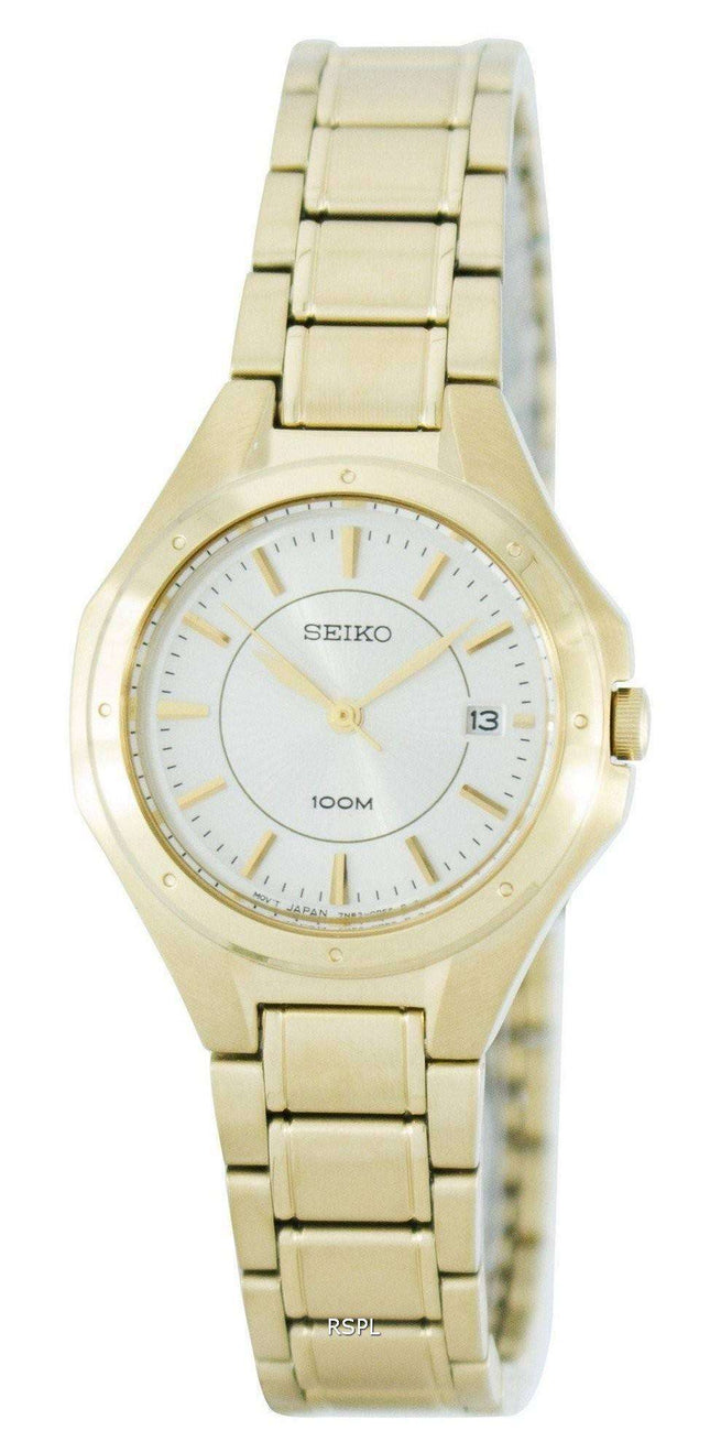 Seiko Quartz 100M SXDE16 SXDE16P1 SXDE16P Women's Watch