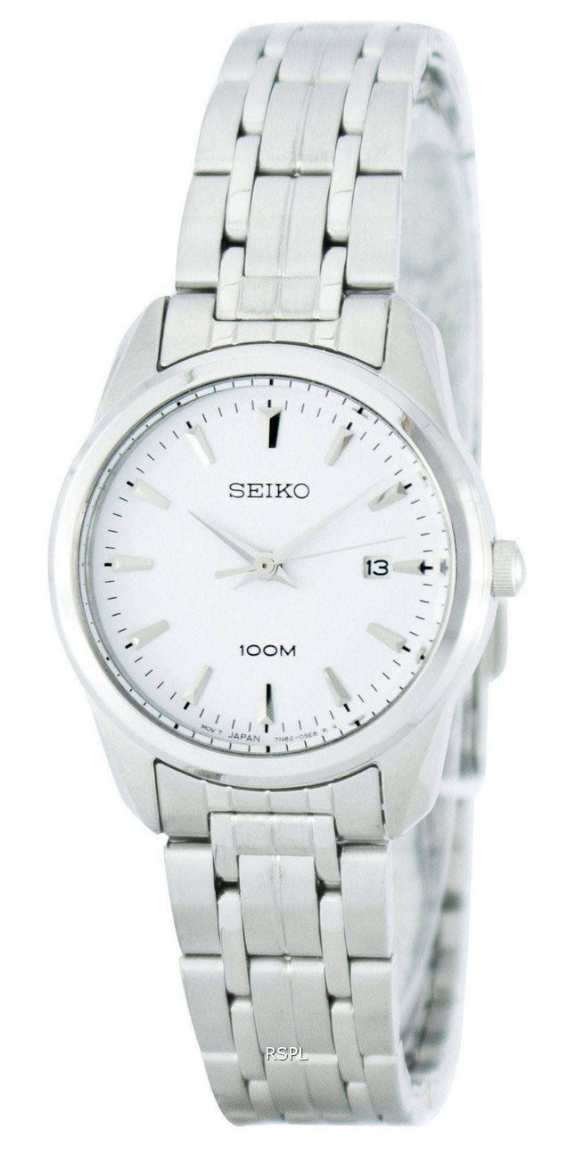 Seiko Quartz 100M SXDE61 SXDE61P1 SXDE61P Women's Watch
