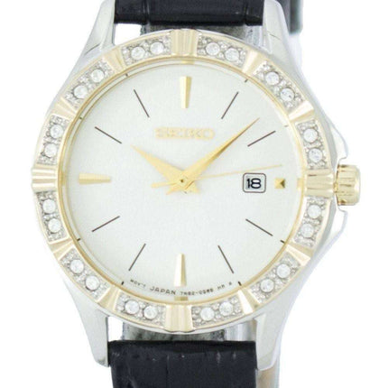 Seiko Quartz Diamond Accent SXDF24 SXDF24P1 SXDF24P Women's Watch