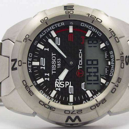 Tissot T Touch Expert Titanium T013.420.44.202.00 T0134204420200 Compass Watch