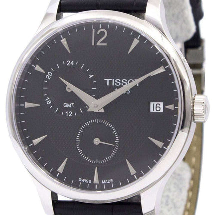 Tissot T-Classic Tradition GMT T063.639.16.057.00 T0636391605700 Men's Watch