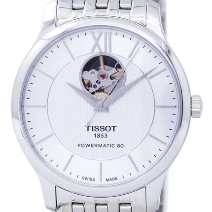 Tissot T-Classic Tradition Powermatic 80 Open Heart T063.907.11.038.00 T0639071103800 Men's Watch