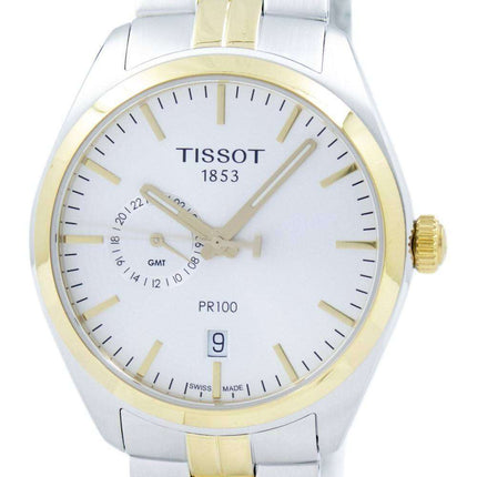 Tissot T-Classic PR 100 Dual Time Quartz T101.452.22.031.00 T1014522203100 Men's Watch