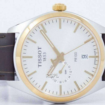 Tissot T-Classic PR 100 Dual Time Quartz T101.452.26.031.00 T1014522603100 Men's Watch