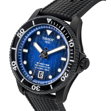 Tissot Seastar 1000 Synthetic Strap Blue Dial Automatic Diver's T120.807.37.041.00 300M Men's Watch