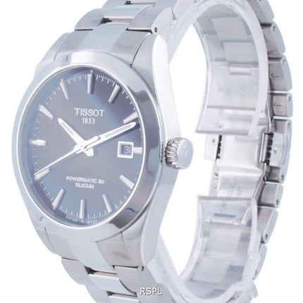 Tissot T-Classic Gentleman Powermatic 80 Silicium Automatic T127.407.11.051.00 T1274071105100 100M Men's Watch