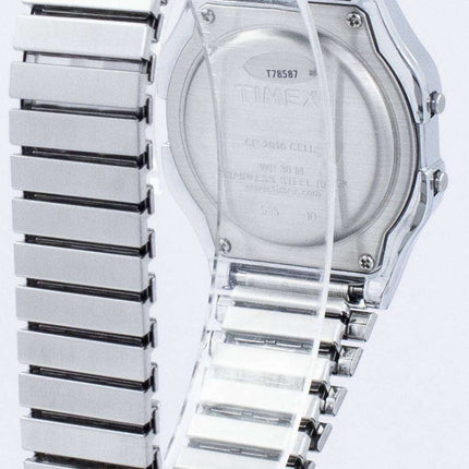 Timex Timeless Classic Indiglo Chronograph Alarm Digital T78587 Men's Watch