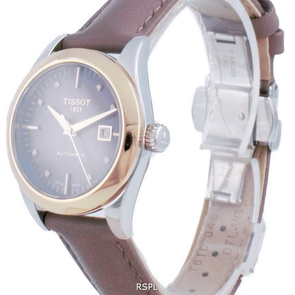 Tissot T-My Lady 18K Gold Diamond Accents Automatic T930.007.46.296.00 T9300074629600 Womens Watch