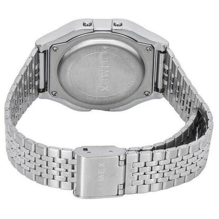 Timex T80 Digital Stainless Steel Bracelet Quartz TW2R79300 Unisex Watch