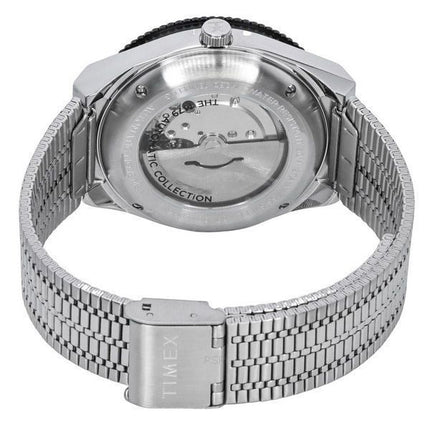 Timex Q-Series M79 Stainless Steel Black Dial Automatic TW2U83400 Mens Watch